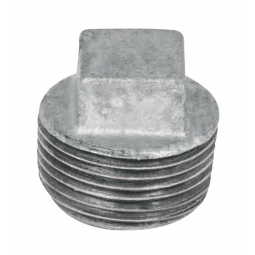Tapon macho galvanizado de 1-1/4