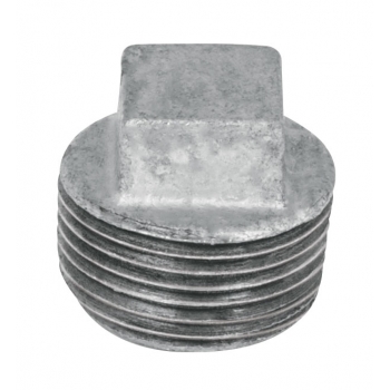 Tapon macho galvanizado de 1-1/4