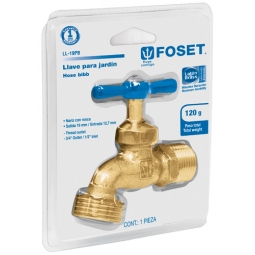 Llave en blister para manguera de 1/2