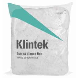 Estopa color blanca de 1 kg