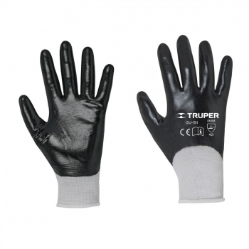 Guantes con recubrimiento de nitrilo M