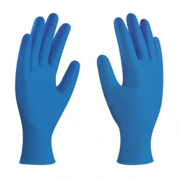 Guantes azules de nitrilo desechables CH 10 pzas