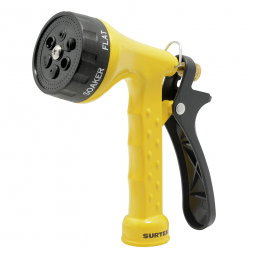 Pistola para riego metalica con 6 funciones 3/4