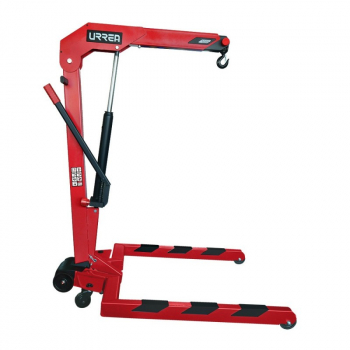 Pluma hidraulica plegable con patas paralelas, 1 ton