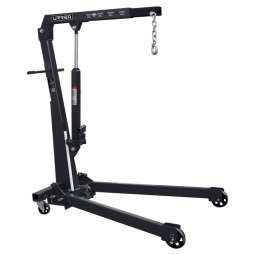 Pluma hidraulica plegable con posicion de levantamiento adaptable, 1 ton