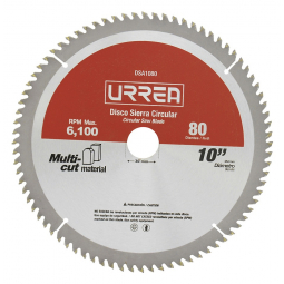 Disco sierra circular para aluminio 10″ 80D