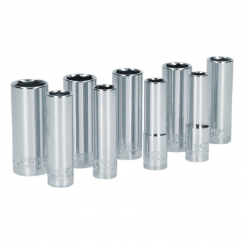 Juego de 9 dados largos metricos cuadro de 3/8