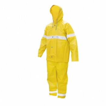 Impermeable con reflejante mediano