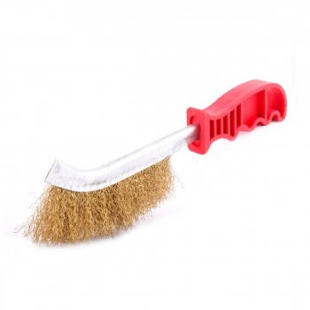 Cepillo latonado con mango plastico