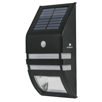 Arbotantes solar con sensor de movimiento, 2 leds