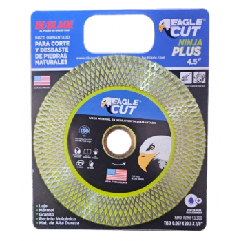 Disco de diamante doble turbo Ninja Plus de 4-1/2