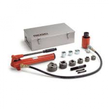 Sacabocados hidráulico con bomba a mano 