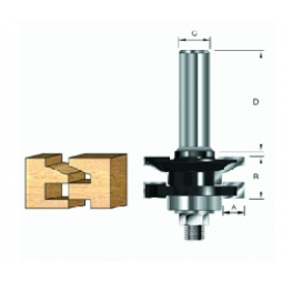 Cuchilla p/router ensamble 1/2