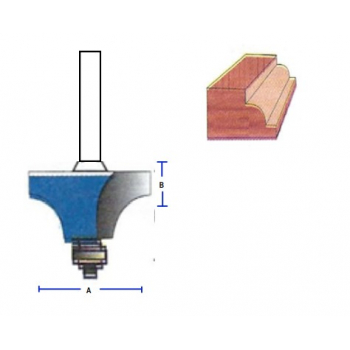 Broca router cortador demolduras 2.0mm