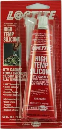 Silicón rojo alta temperatura rtv 70 ml